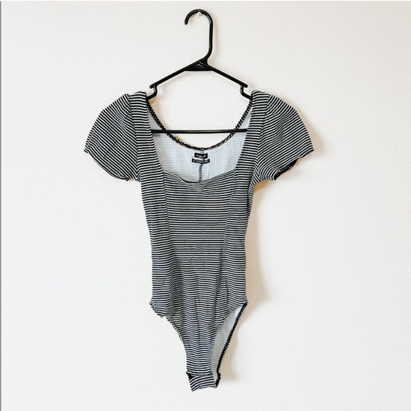 Urban Outfitters Out From Under Gwendolyn Striped Bodysuit - Picture 2 of 9